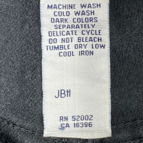 Vintage Bermuda Jean Shorts Women's 8R Black Cutoffs Stretch Denim Modest Grunge - Picture 6 of 6